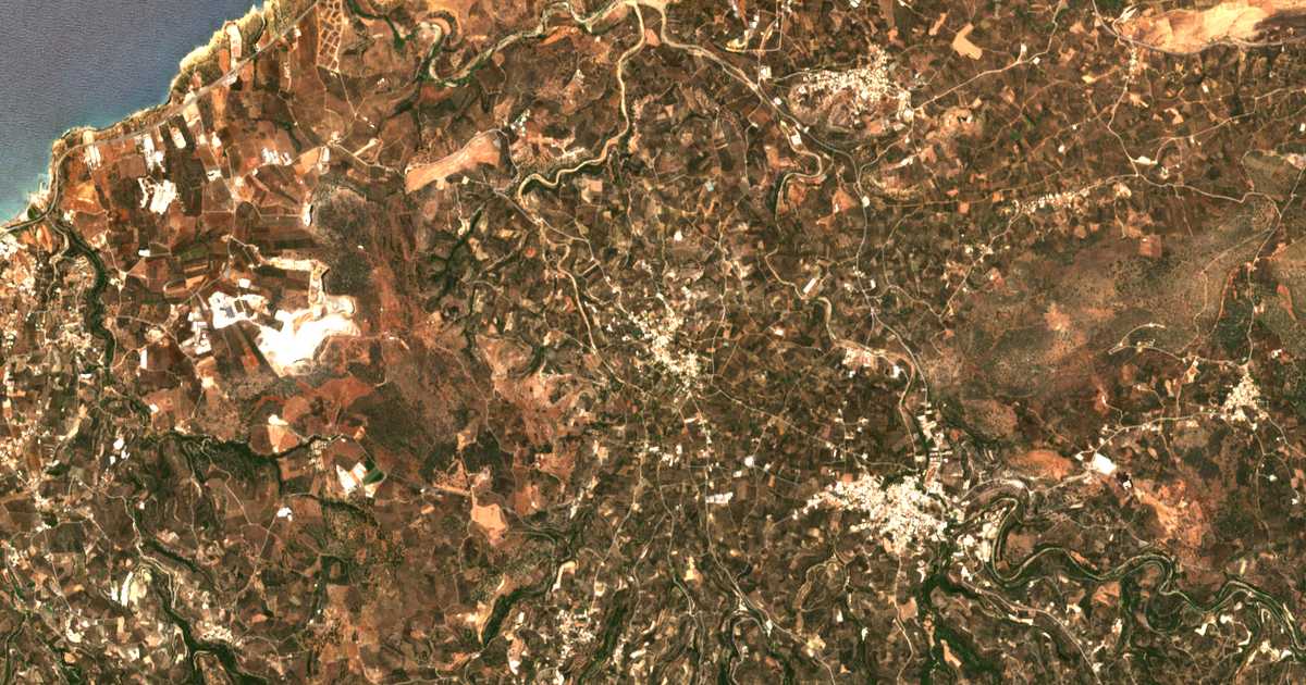 Mapa por satélite de Angelianá
