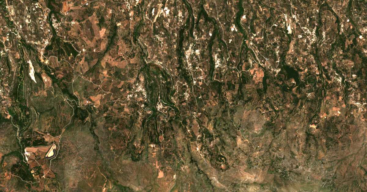 Mapa por satélite de Áno Tripódon