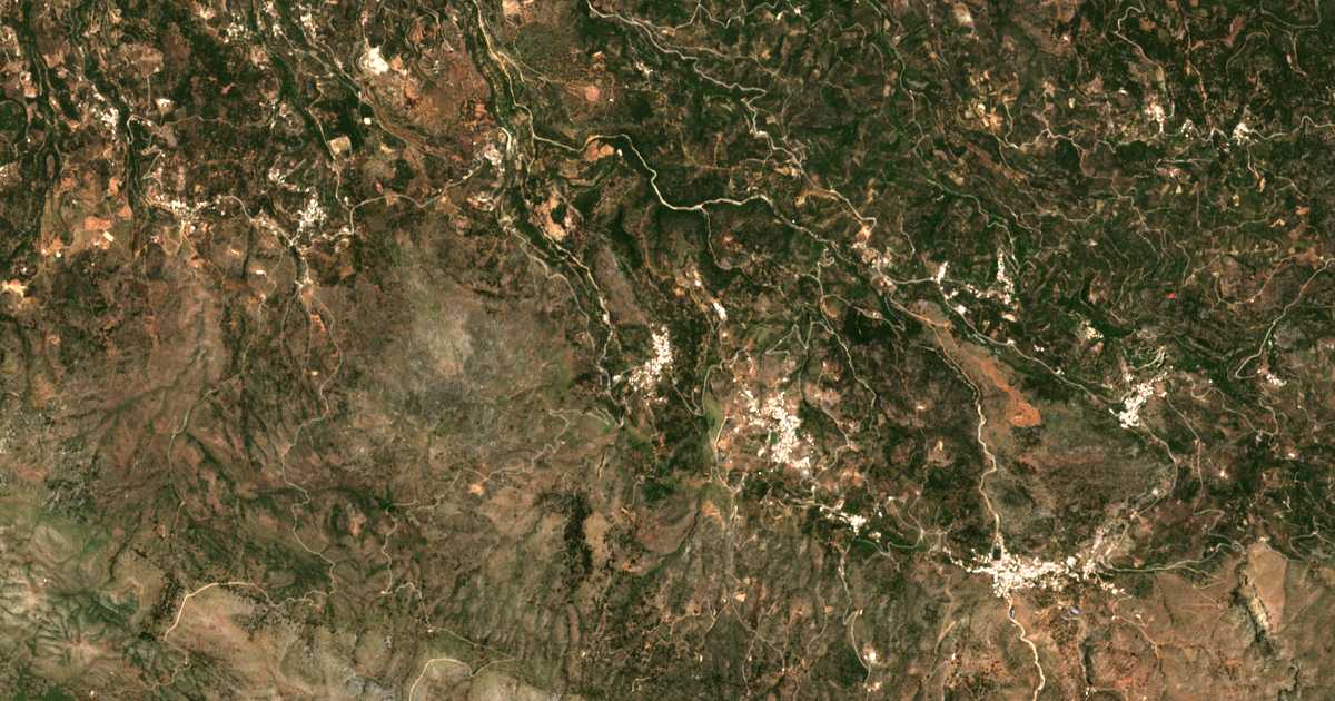 Mapa por satélite de Kályvos