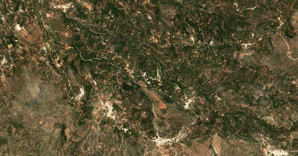 Mapa por satélite de Katerianá