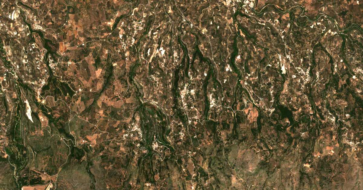 Mapa por satélite de Margarítai