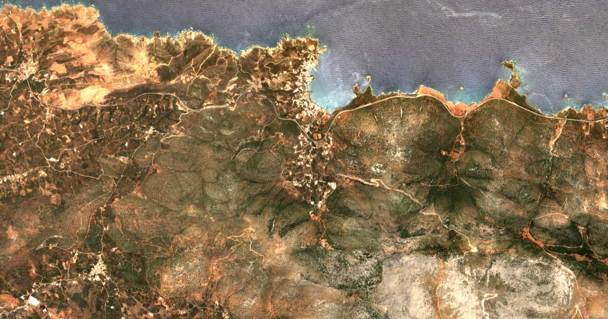 Mapa por satélite de Vlycháda