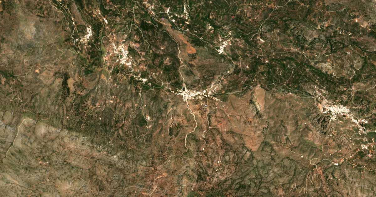 Mapa por satélite de Zonianá