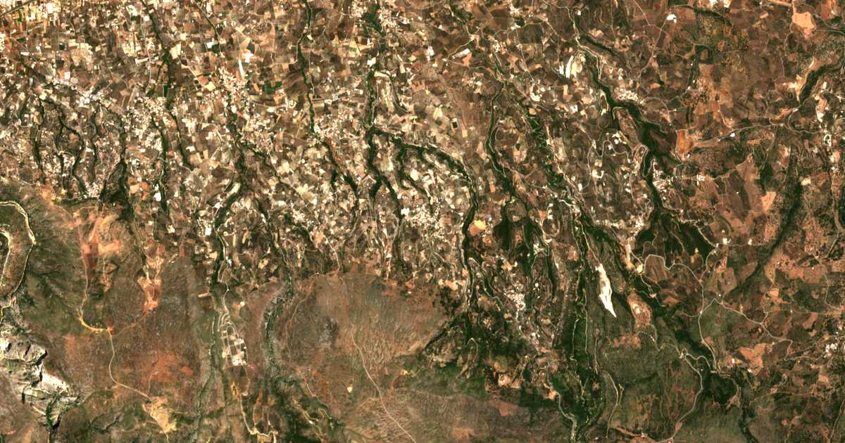 Mapa por satélite de Kyriánna