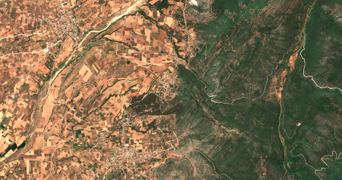 Mapa por satélite de Pigádia