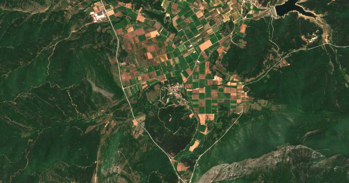 Mapa por satélite de Chrysokéfalos