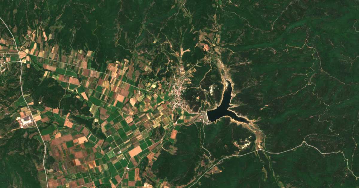 Mapa por satélite de Lefkógeia