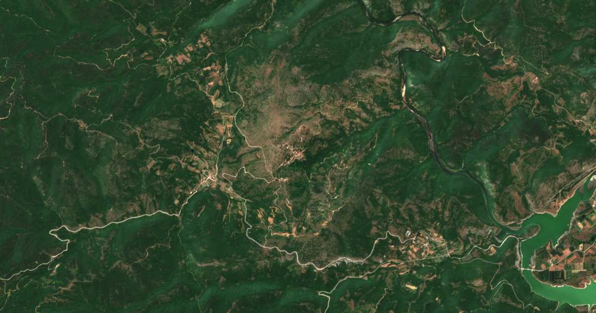 Mapa por satélite de Pagonérion