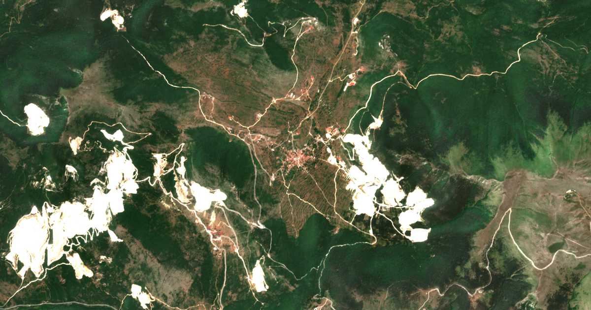 Mapa por satélite de Vólakas
