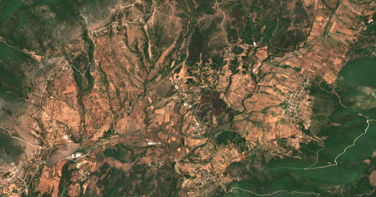 Mapa por satélite de Chamokérasa