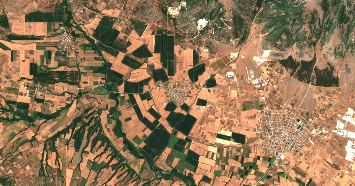 Mapa por satélite de Kokkinógeia