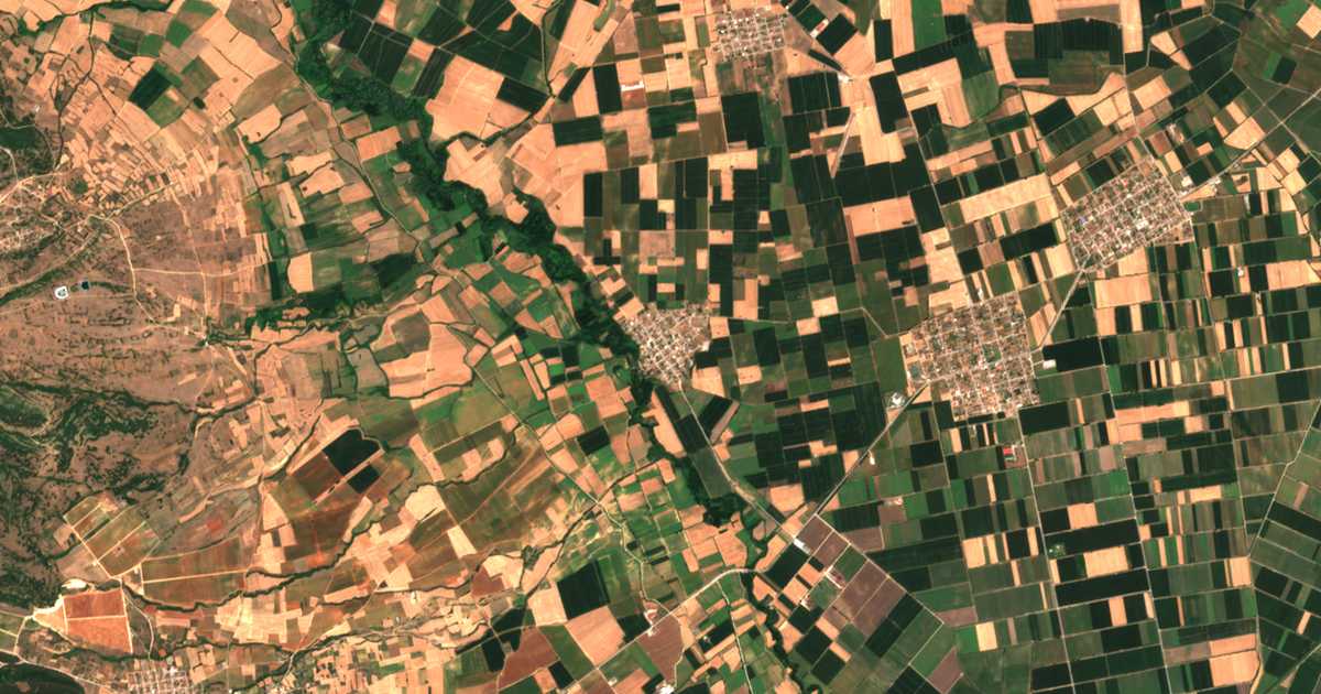 Mapa por satélite de Megalókampos