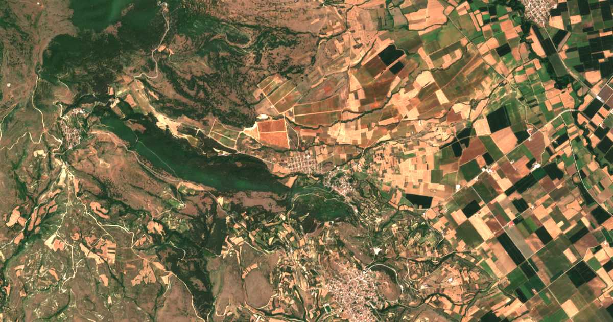 Mapa por satélite de Perichóra