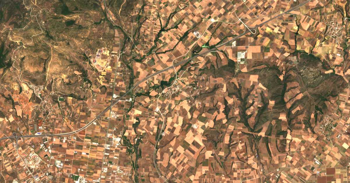 Mapa por satélite de Amfitríti