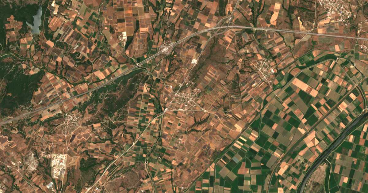 Mapa por satélite de Ardánion