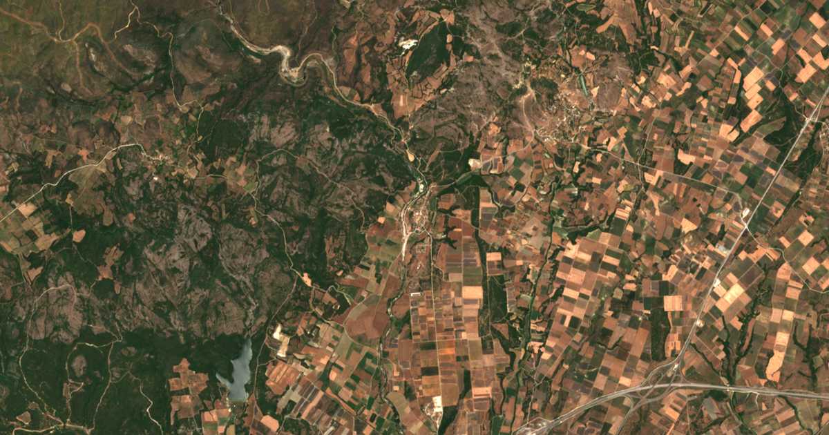 Mapa por satélite de Itéa