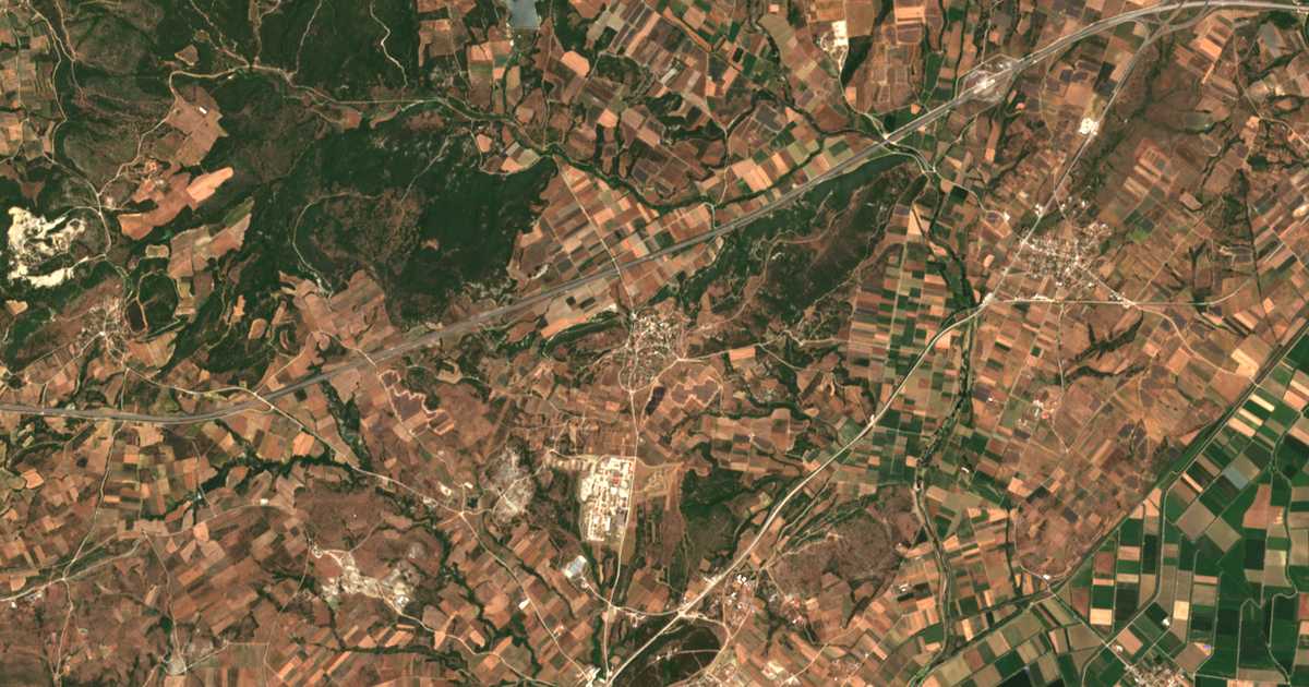 Mapa por satélite de Kavisós