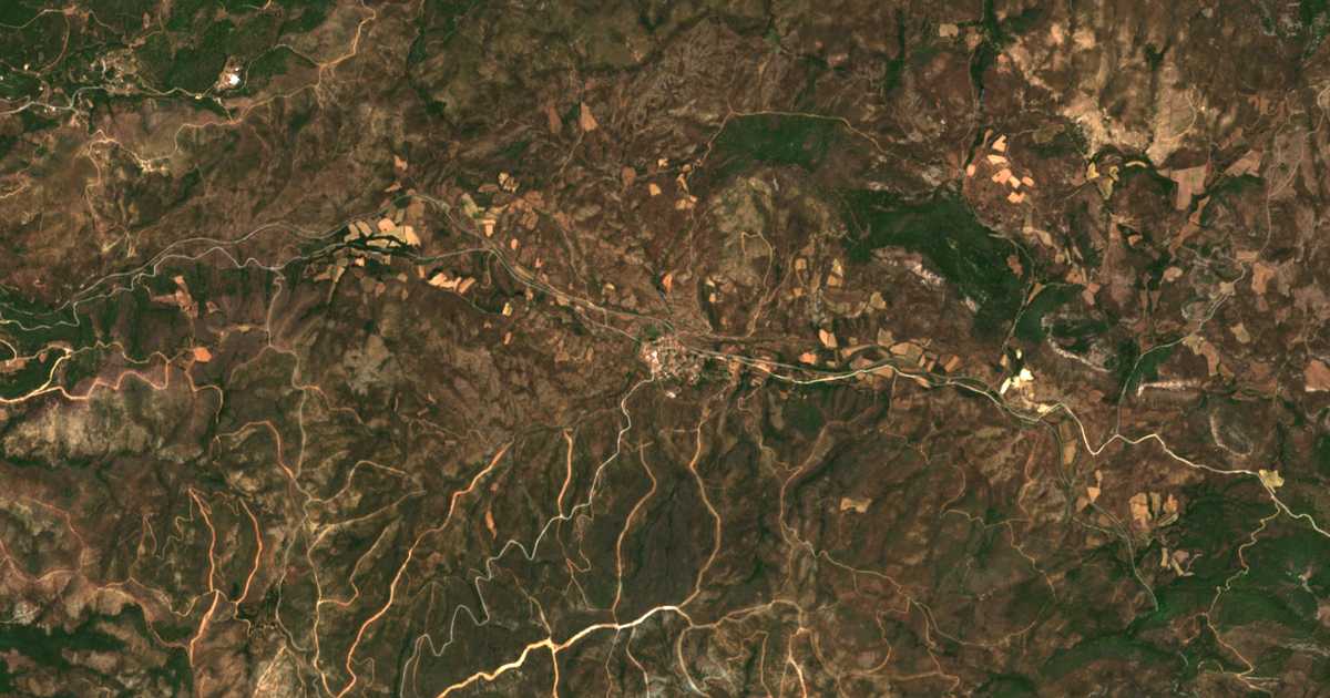 Mapa por satélite de Kírki