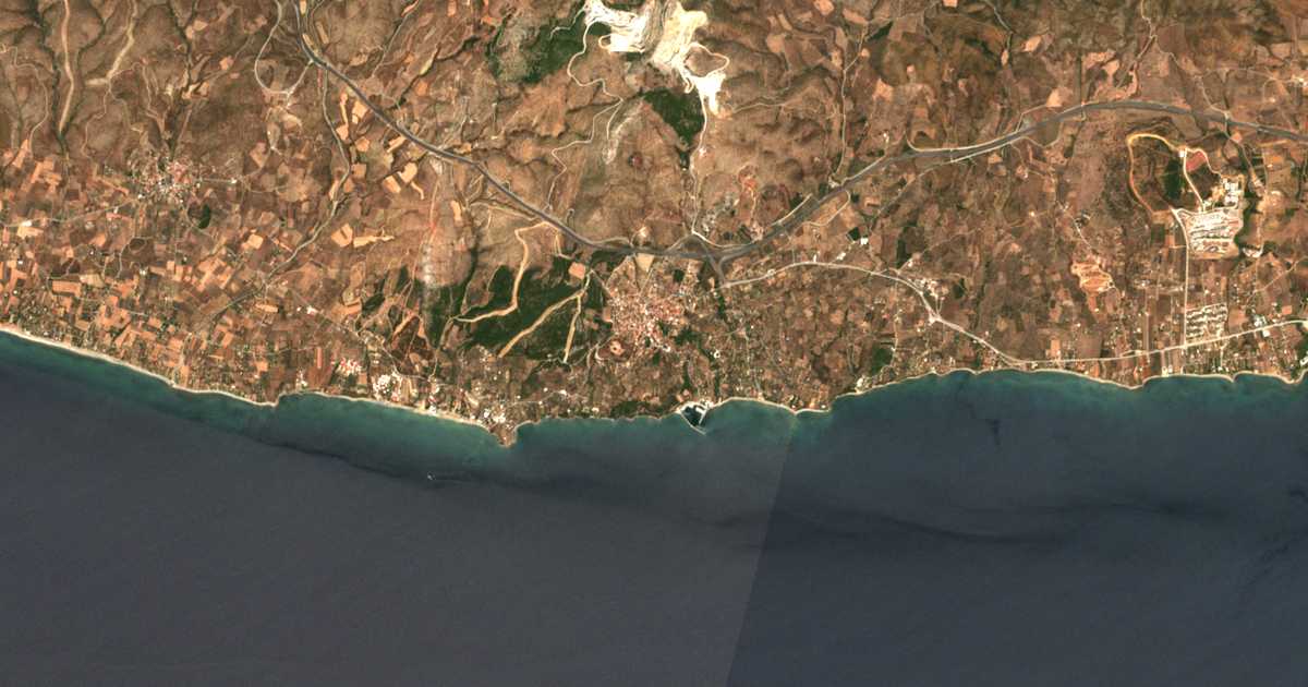 Mapa por satélite de Makri