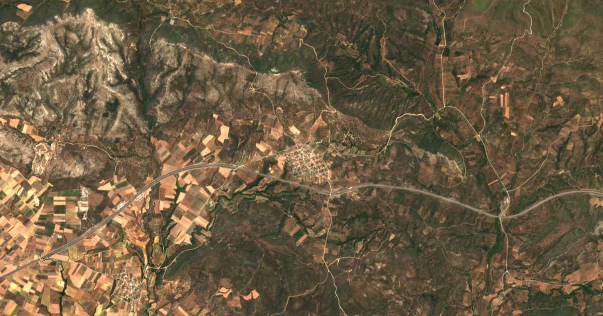 Mapa por satélite de Nípsa