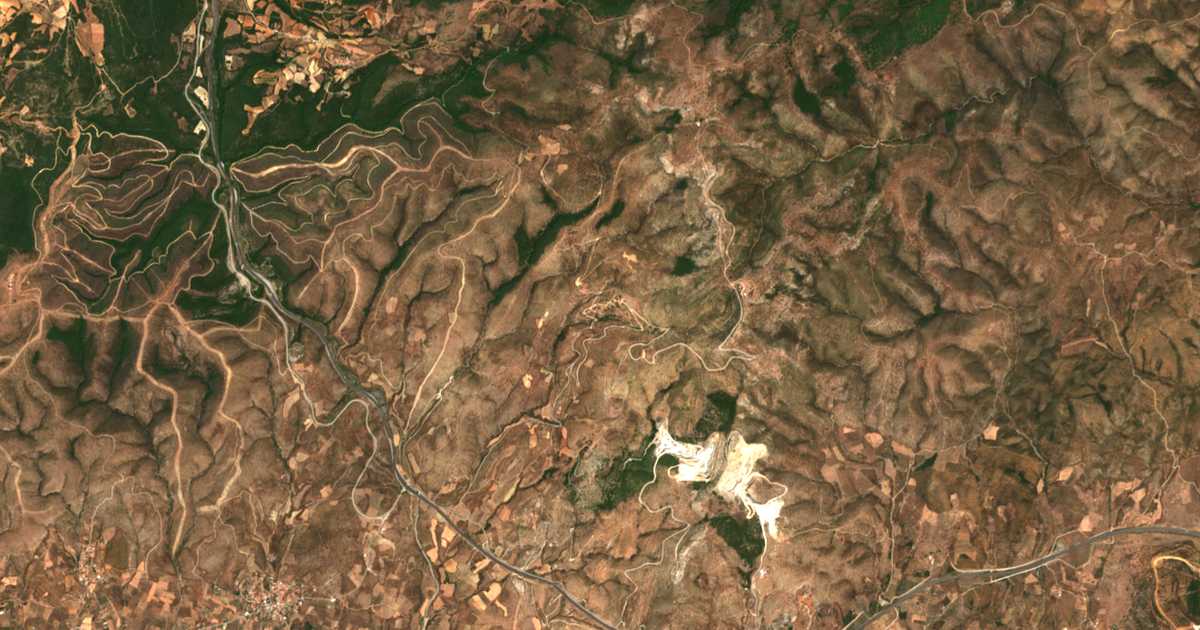 Mapa por satélite de Pláka