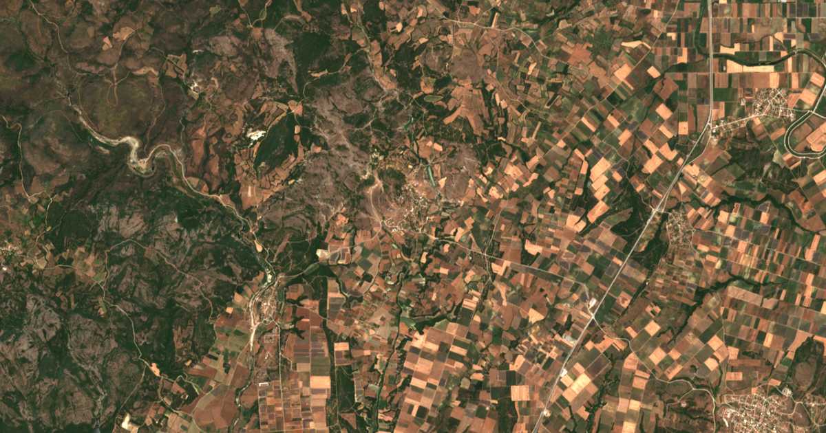 Mapa por satélite de Trifýllion