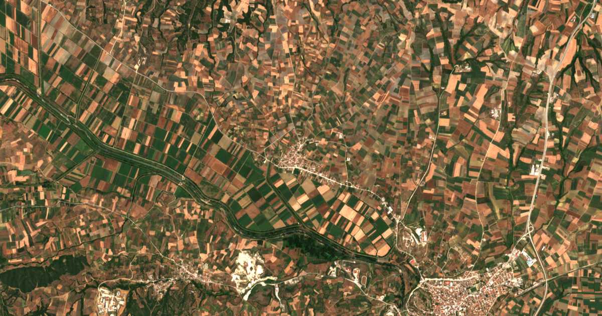Mapa por satélite de Ellinochórion