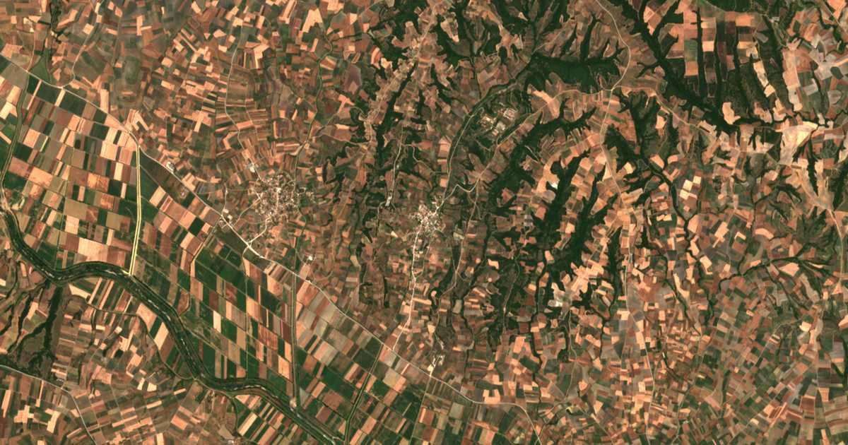 Mapa por satélite de Karotí