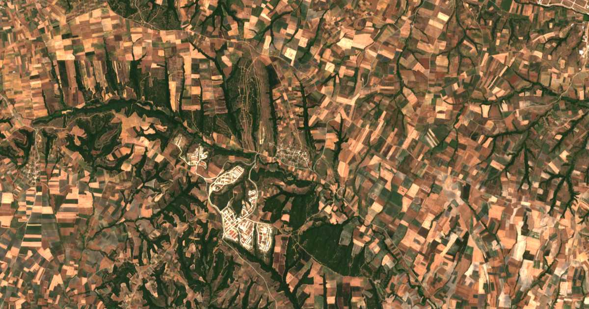 Mapa por satélite de Lagós