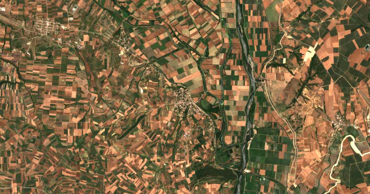 Mapa por satélite de Pýthion