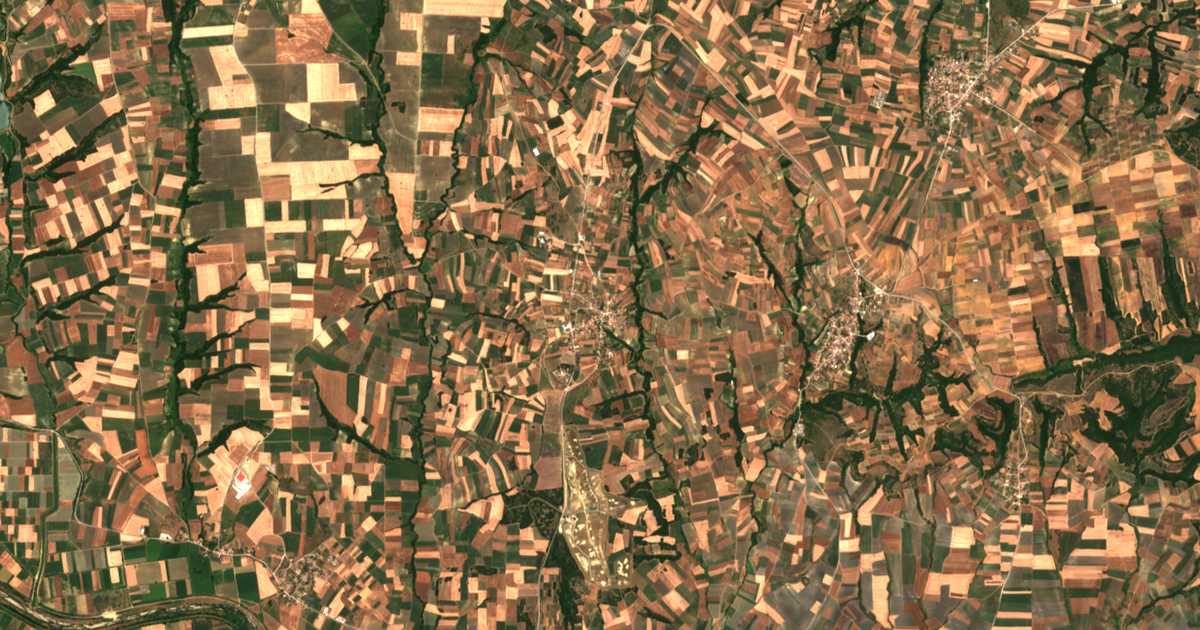 Mapa por satélite de Sitochórion