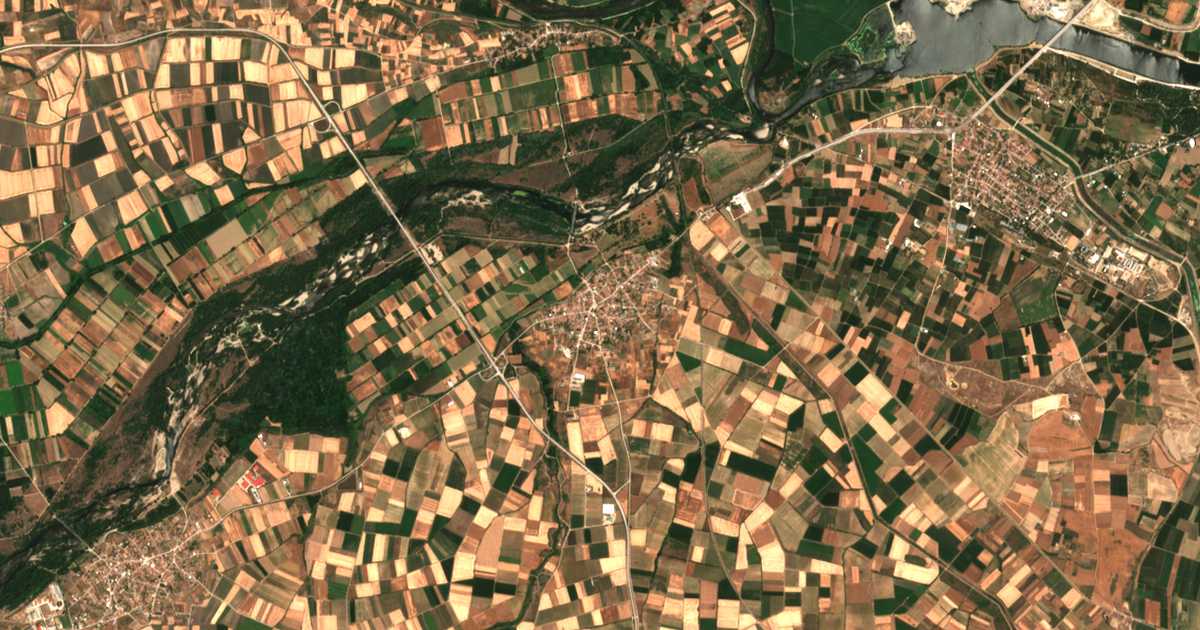 Mapa por satélite de Kastaniés
