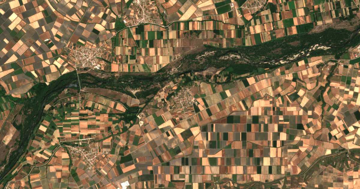 Mapa por satélite de Kéramos