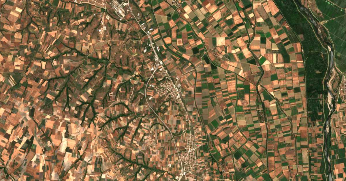 Mapa por satélite de Néon Cheimónion