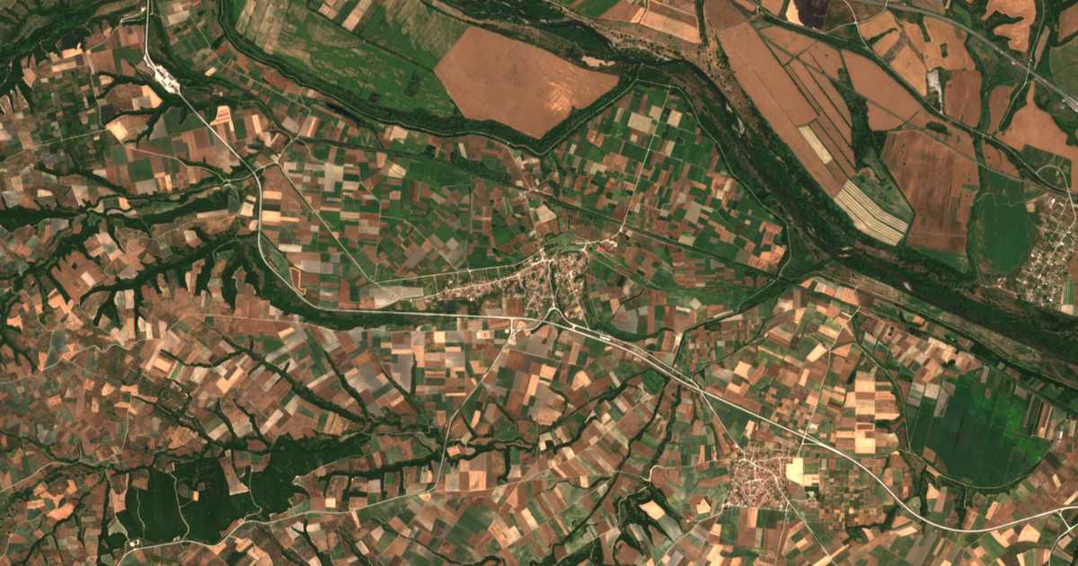 Mapa por satélite de Orménion