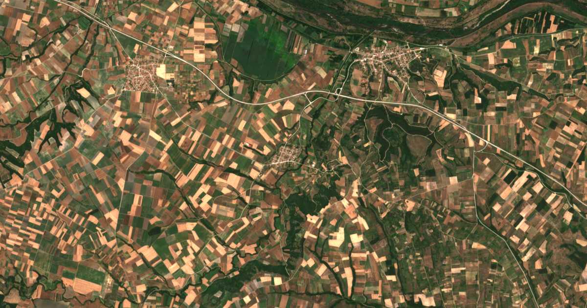 Mapa por satélite de Pálli