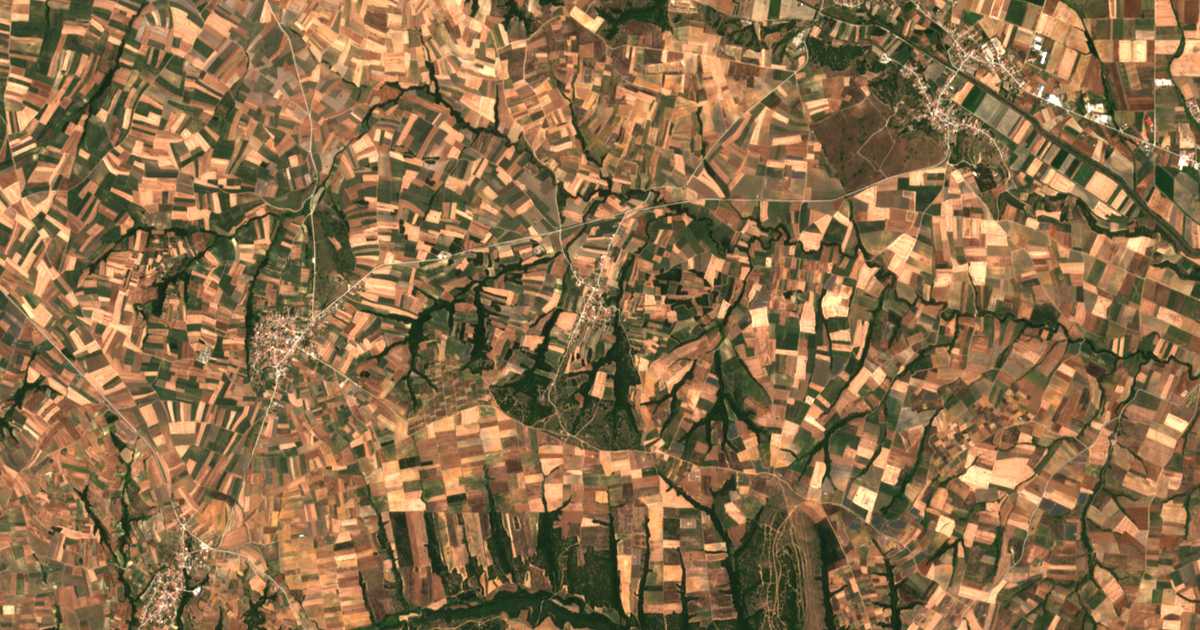 Mapa por satélite de Patagí