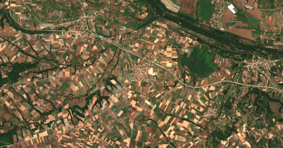 Mapa por satélite de Pteléa