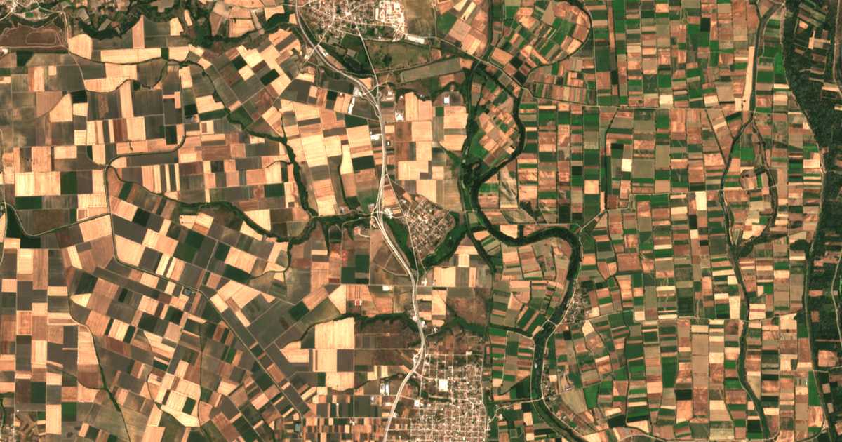 Mapa por satélite de Sákkos