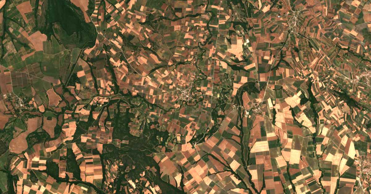 Mapa por satélite de Zóni