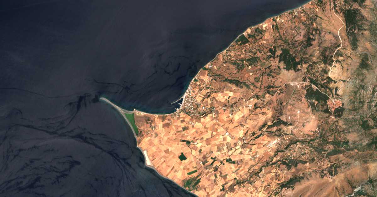 Mapa por satélite de Kamariótissa