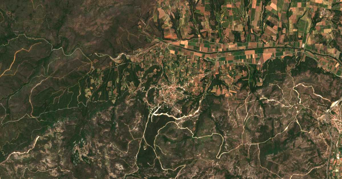 Mapa por satélite de Dadia