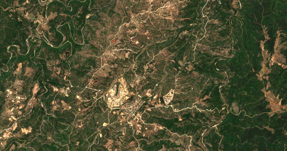 Mapa por satélite de Gérikon