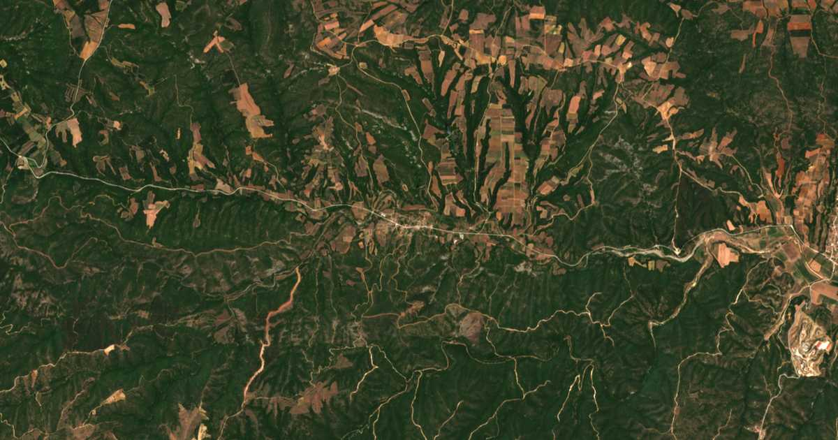 Mapa por satélite de Kyriakí