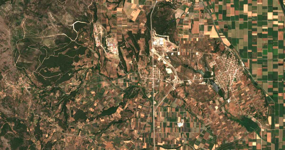 Mapa por satélite de Provatón