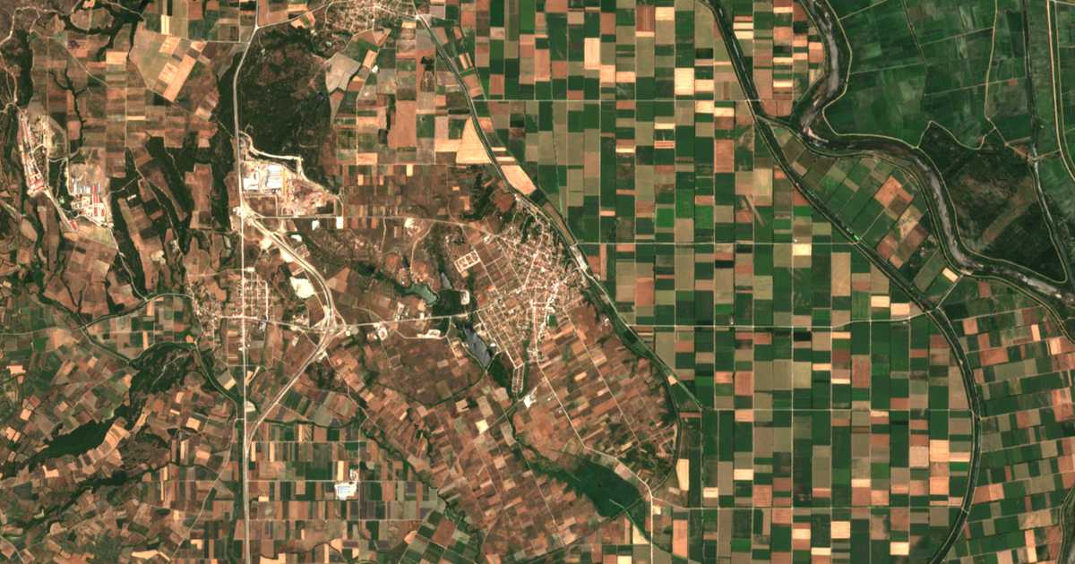 Mapa por satélite de Tycherón