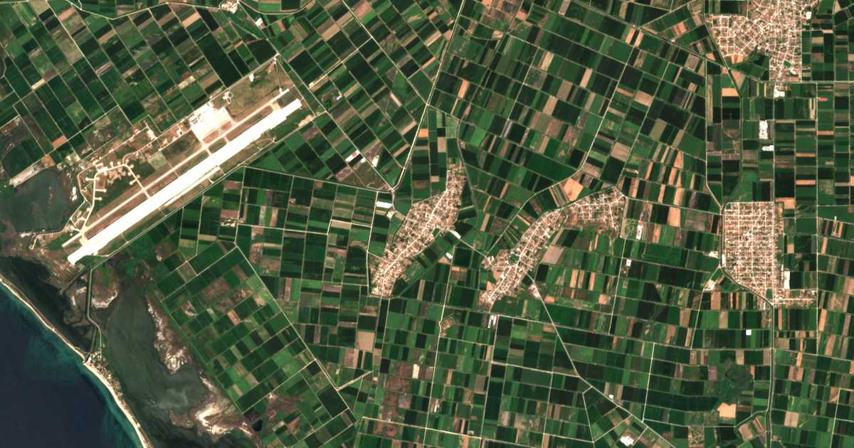 Mapa por satélite de Agíasma