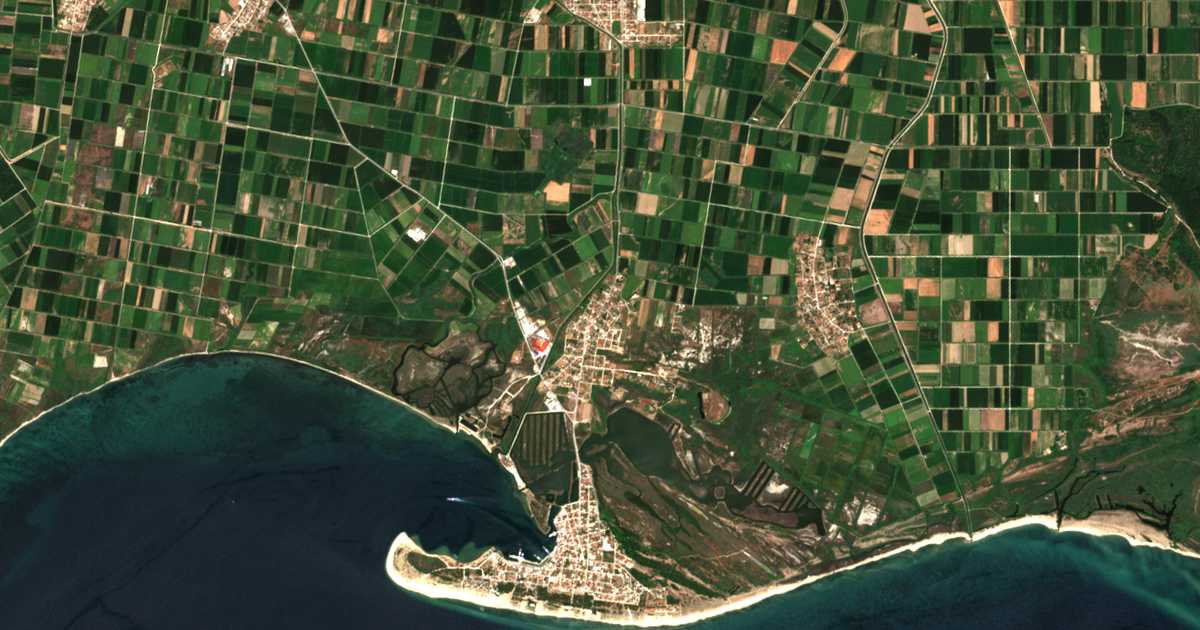 Mapa por satélite de Chaïdeftón
