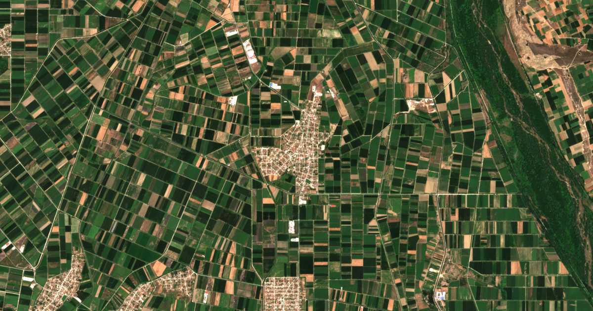 Mapa por satélite de Chrysochórion