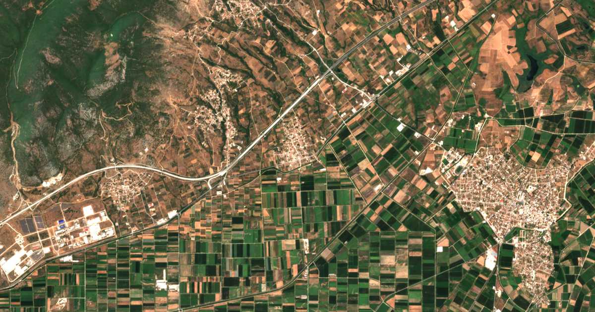 Mapa por satélite de Gravoúna